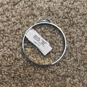 Kate spade silver bow bangle